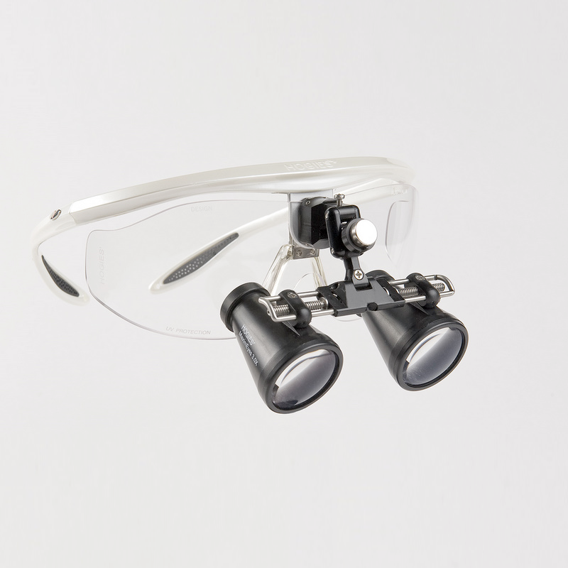 Бинокуляры Hogies MaximEyes Galilean Loupes 3.0x  белый перламутр