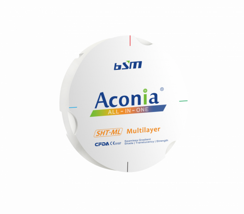 Диск диоксида циркония Aconia,SHT ML, оттенок 0M1, размер 95 x18.
